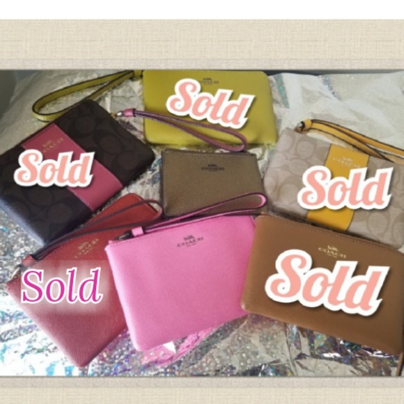 Coach Handbags - ❎Sold❎💥Authentic Coach Wristlets Nwt💥